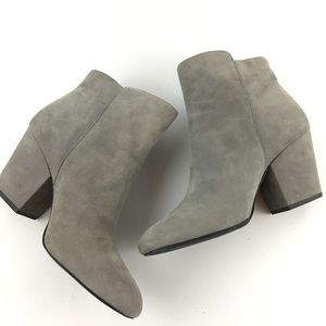 1 State Jacend Suede Gray Booties Size 10